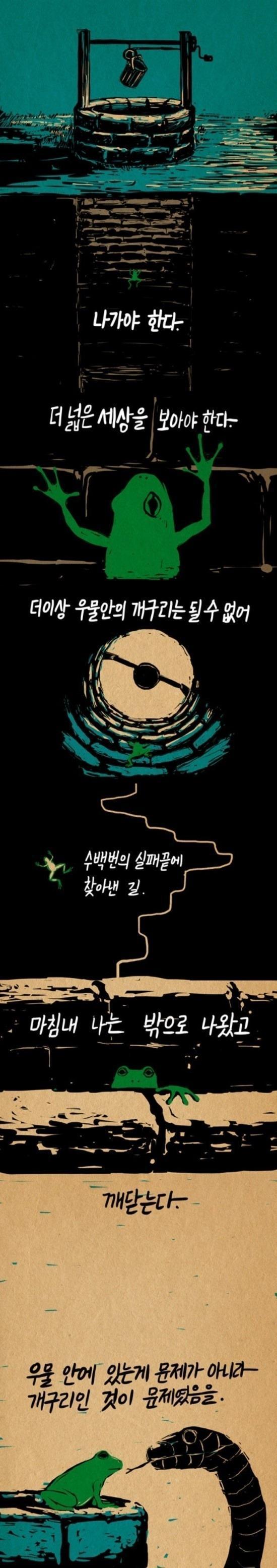 우물 안 개구리