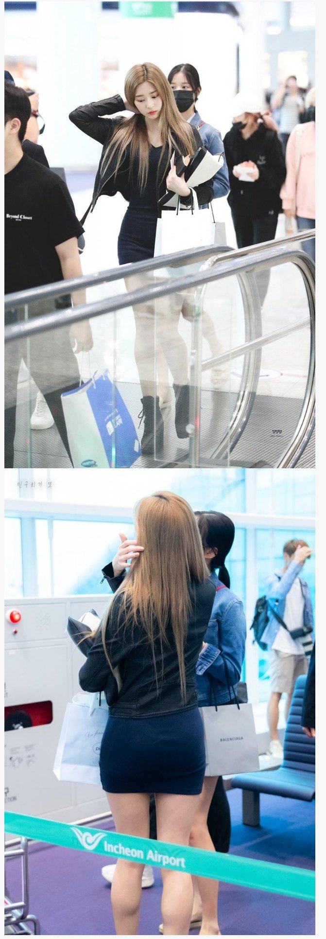 아이즈원 김민주 공항