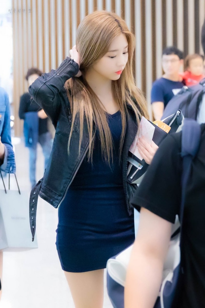 아이즈원 김민주 공항