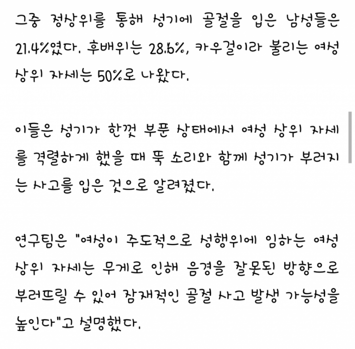 위험한 체위