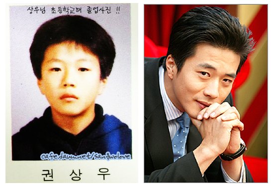 권상우 초등학교 졸업사진..