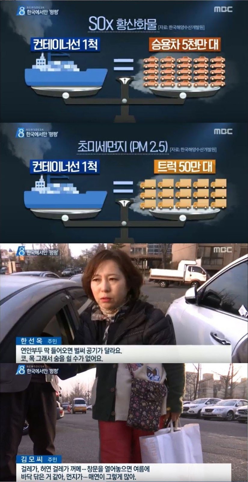 항구 지역에 미세먼지가 많은 이유