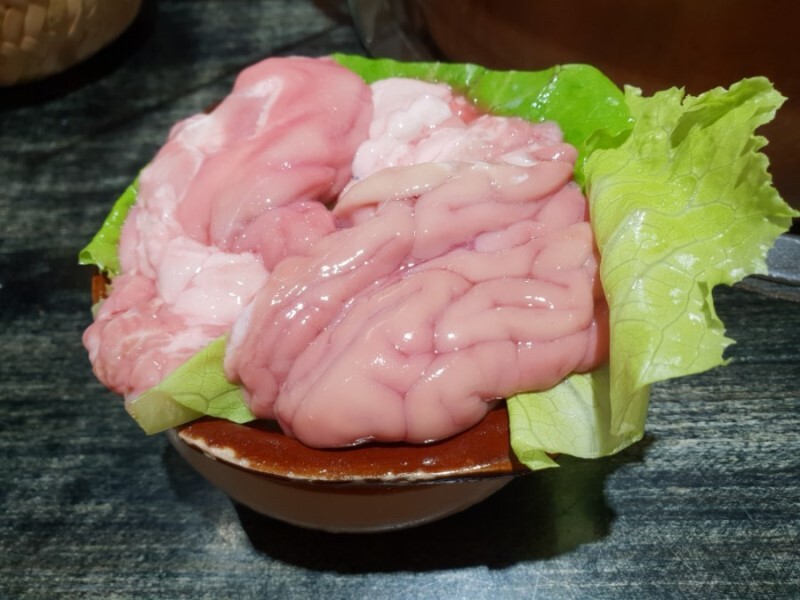 돼지 뇌 요리