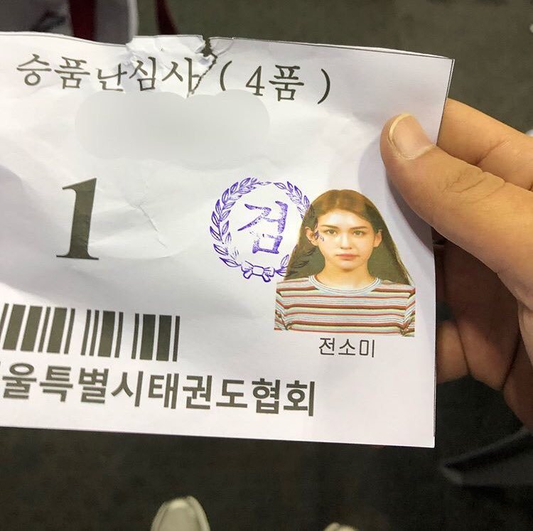 전소미 태권도
