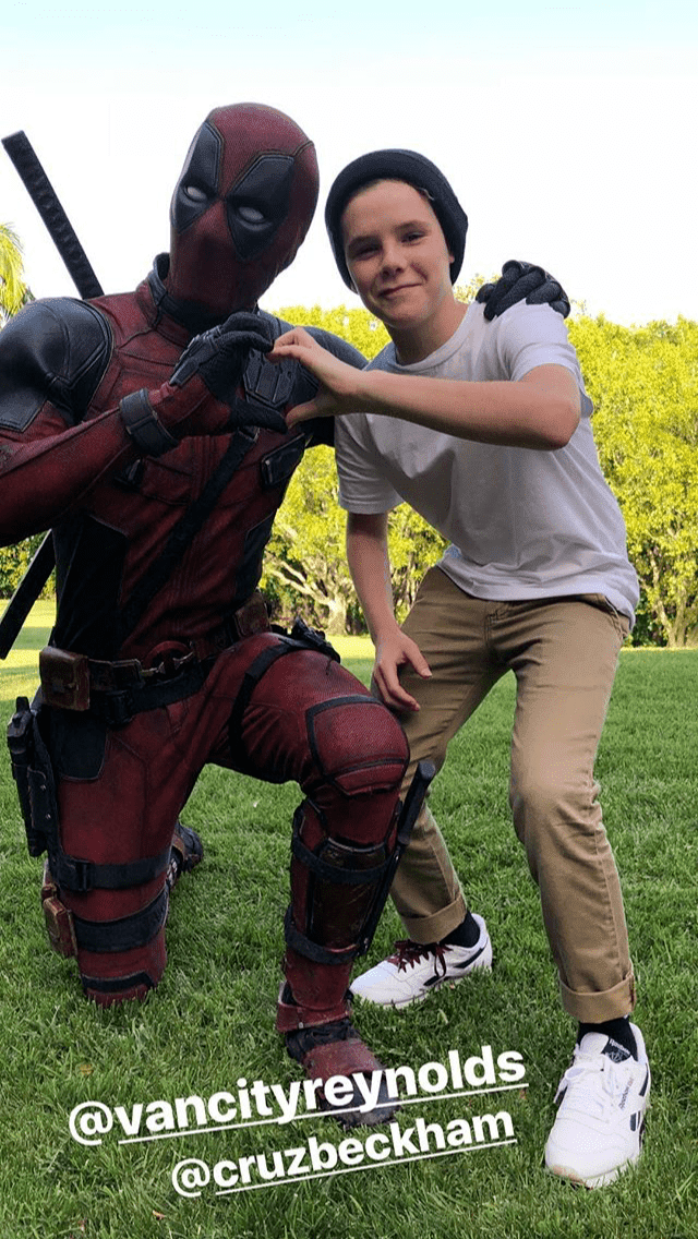 베컴 인스타 (feat.데드풀)