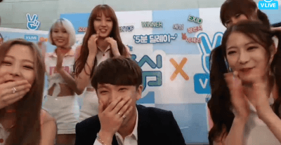 정기고,프리스틴 입장 전vs후