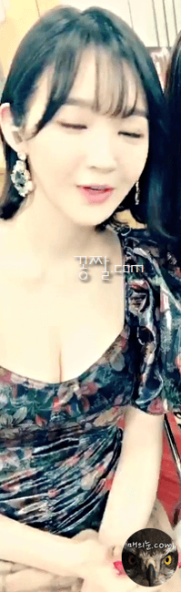 강민경 일자 슴골