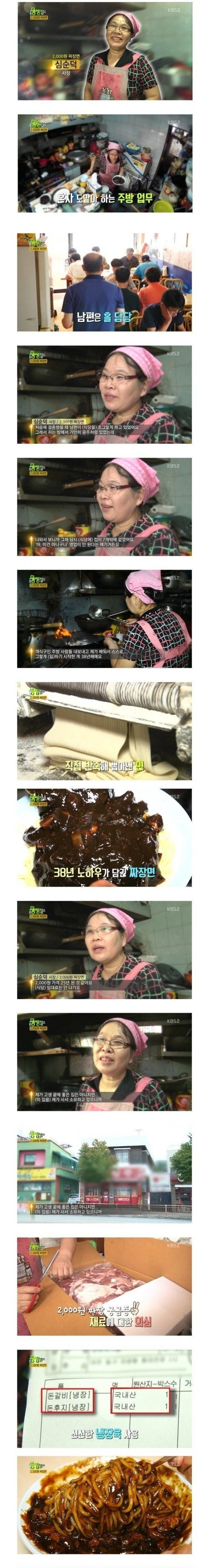 2천원 짜장면의 비밀