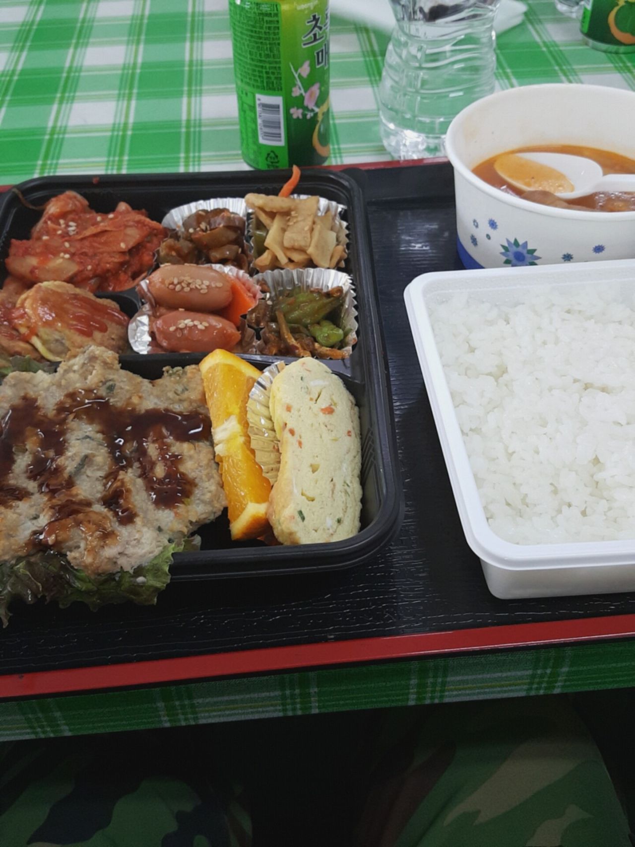3일간 예비군 때 먹은 점심도시락