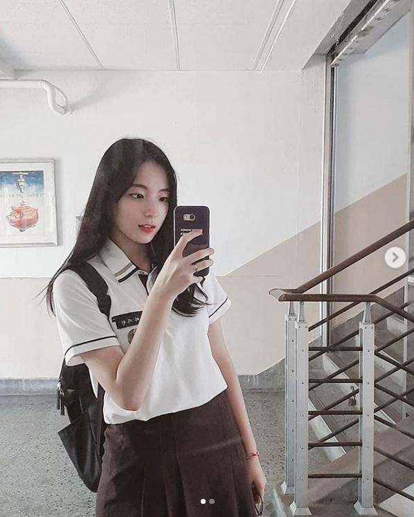 어제 소개한 여고생 치어리더 - 하지원