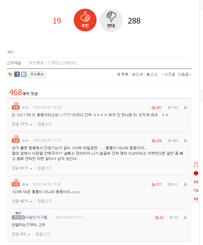 남자친구가 안생기는 이유가 뭘까?