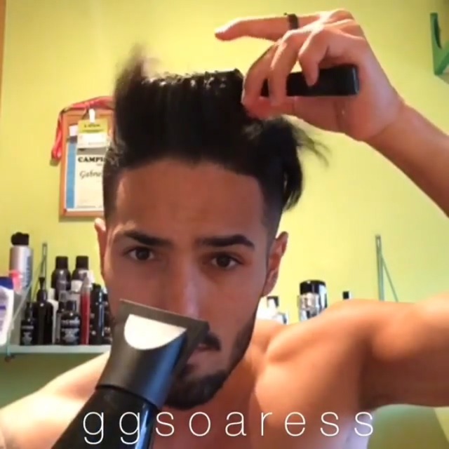 반곱슬이 포마드 하는 법