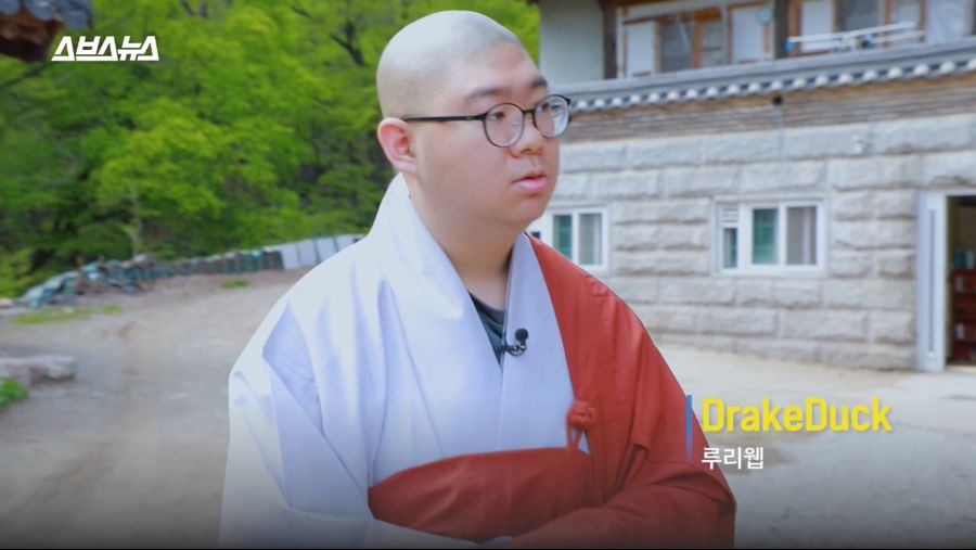SBS뉴스에 나온 루리웹 만화그리시는 스님