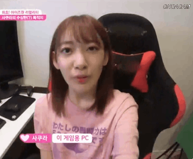 겜덕 사쿠라의 간절한 눈빛