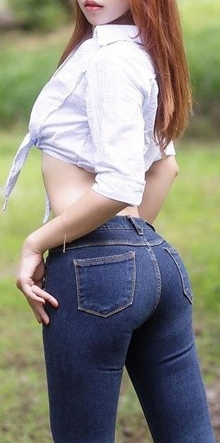 청바지 뒤태 모음