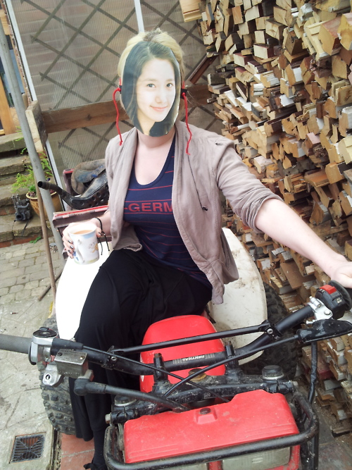 Yoona on quadbike