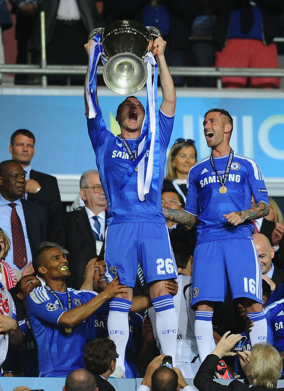   John Terry Of Chelsea Lifts