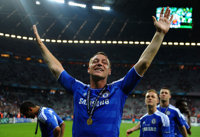  John Terry Of Chelsea Celebrates