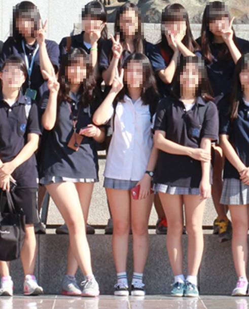 
			요즘 참 고마운 여중생 치마길이 클라스 		