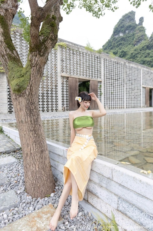 머리에 꽃단처녀