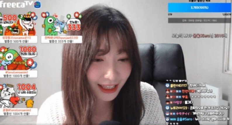 은퇴 후 BJ로 이직한 성인배우 운율