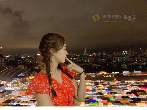 먹튀검증 토토군 포토 휴가중인 치어리더들