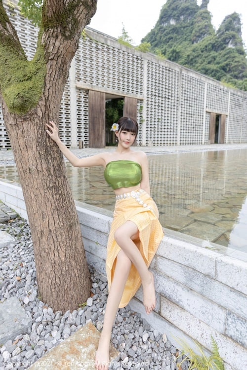 머리에 꽃단처녀