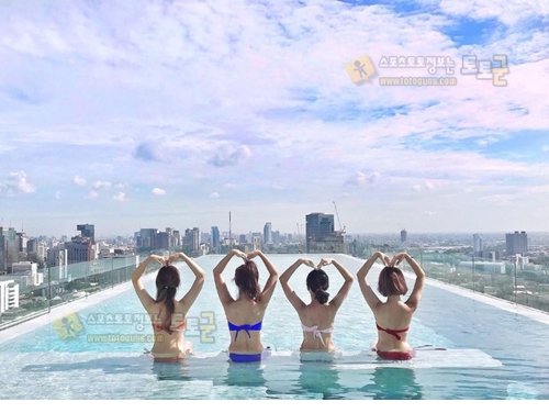 먹튀검증 토토군 포토 휴가중인 치어리더들