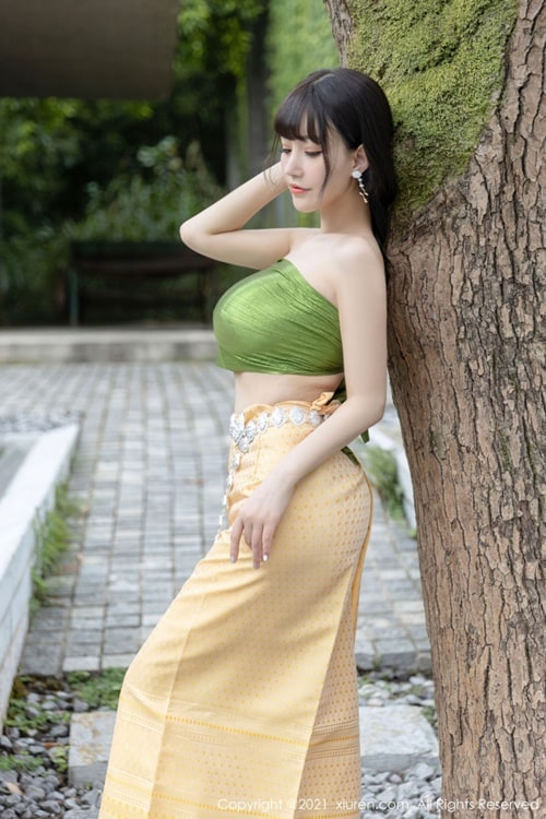 머리에 꽃단처녀