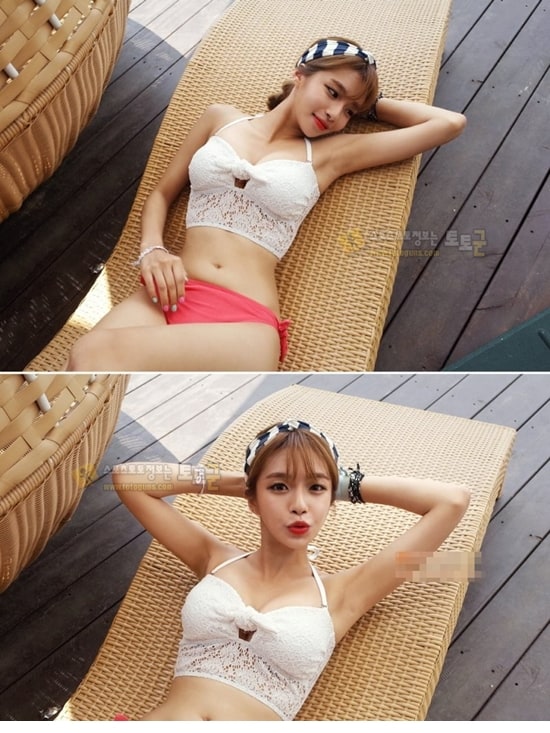 비키니 피팅모델 민경